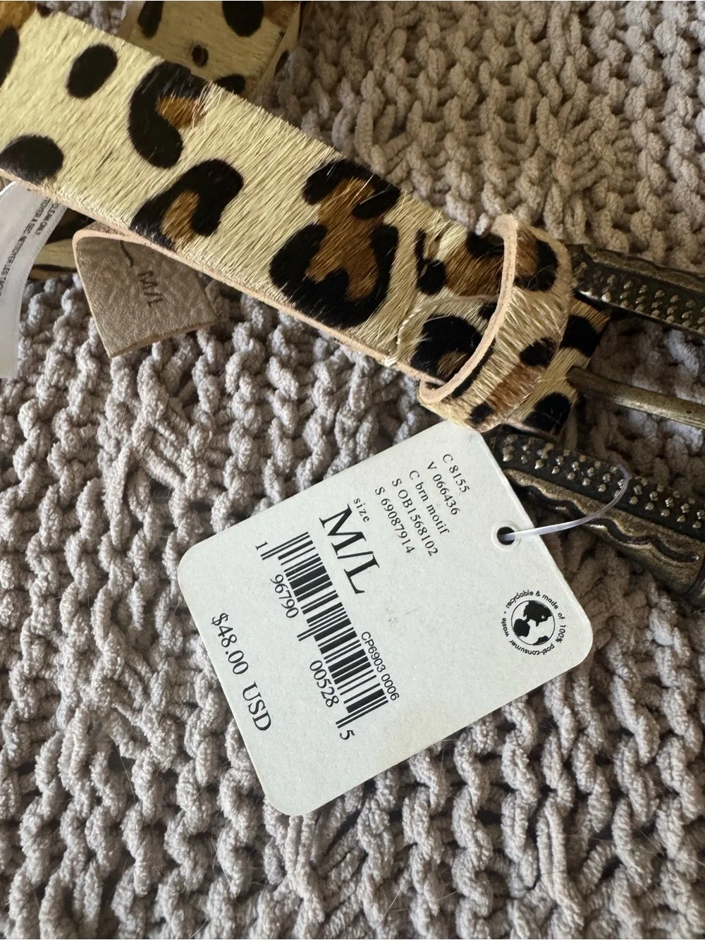 Free People Wild Side Leather Belt
